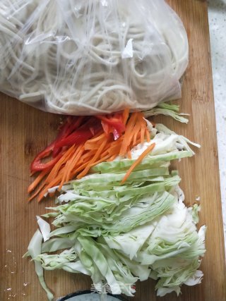 Fried Noodles with Vegetables recipe