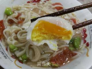 Tomato Bean Rice Egg Noodle recipe