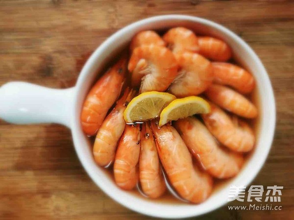 Chilled Lemon Grain Shrimp recipe