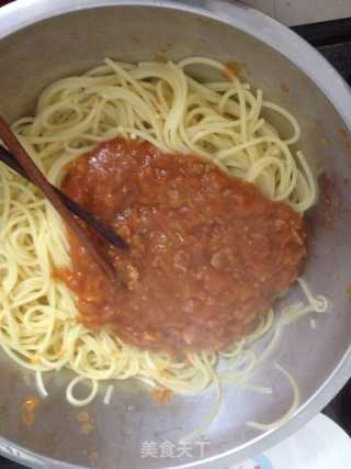 Spaghetti with Meat Sauce recipe