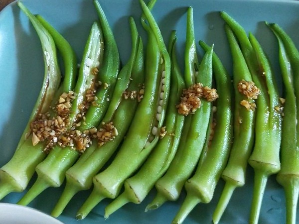 Garlic Okra recipe