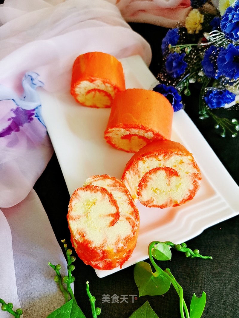 Red Velvet Phoenix Cake Roll