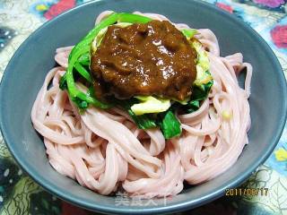 Fried Noodles with Amaranth Sauce recipe