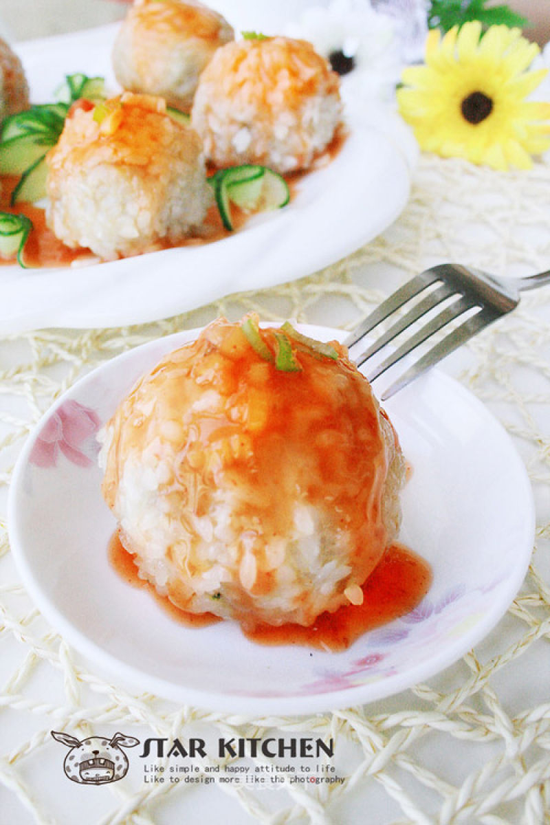 [love for Mother, Lion Head with Soft Glutinous Juice and Filling, Have You Ever Seen It? 】——juicy Glutinous Rice Lion Head