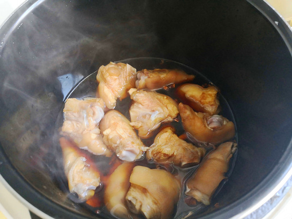 Marinated Trotters recipe