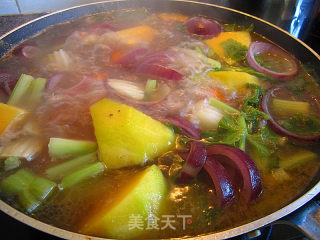 Beef Mixed Vegetable Soup recipe