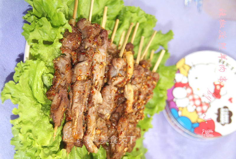 Lamb Skewers with Chili and Cumin recipe