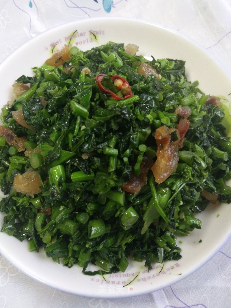 Bacon Stir-fried Spicy Dishes recipe