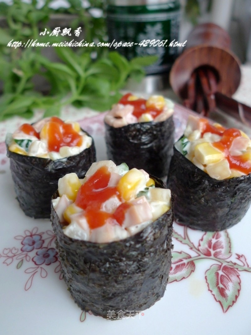 【flower Sushi】----golden Yumantang Sushi recipe