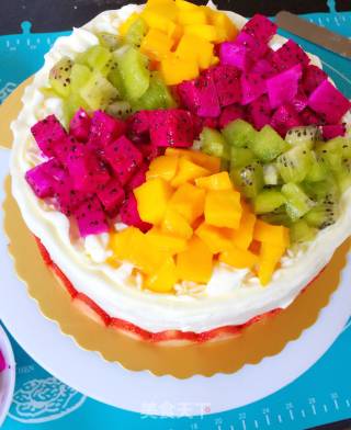 Fruit Birthday Cake recipe