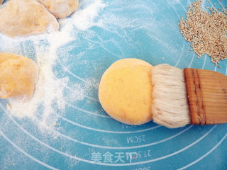 Pumpkin Double Potato Mochi recipe