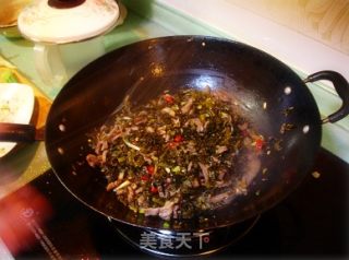 Shredded Pork with Pickled Vegetables recipe