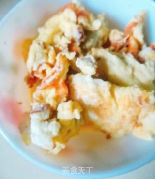 Scrambled Eggs with Purple Onion and Green Pepper recipe
