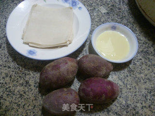 Crispy Purple Sweet Potato recipe