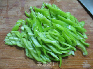 Stir-fried Shredded Green Pepper recipe