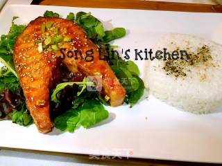 Braised Salmon Steak recipe