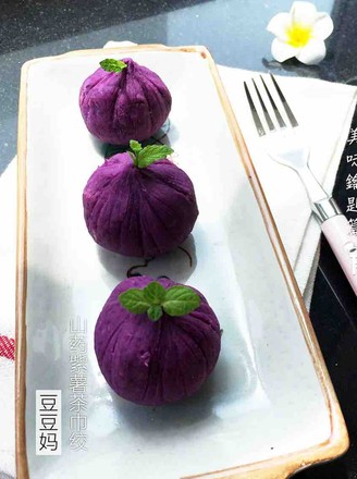 Twisted Yam Purple Sweet Potato Tea Towel recipe