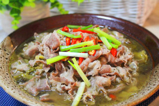 Sour Soup with Beef recipe