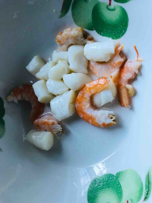 Germ Rice Seafood Baby Porridge recipe