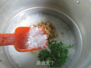 Pork Floss Rice Congee recipe