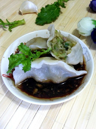 Radish Pork Dumplings recipe