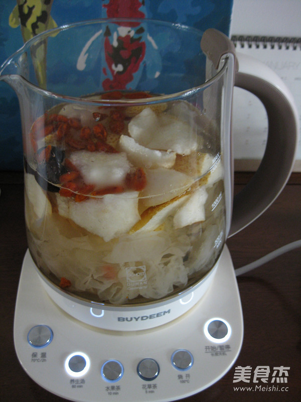 White Fungus, Sydney and Ebony Plum Soup recipe