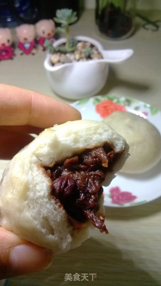 Another Delicious Steamed Bun-brown Sugar, Wolfberry, Red Dates, Rose Flower Bag recipe