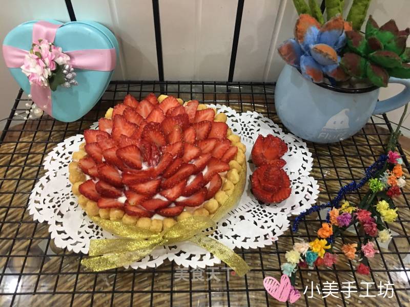 # Fourth Baking Contest and is Love to Eat Festival# Strawberry Flower Tart recipe
