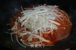 Enoki Mushroom in Tomato Sauce recipe