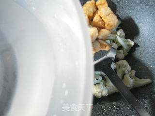 Roasted Cauliflower with Small Oil Tofu recipe