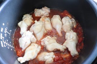 Lime Wing Root in Tomato Sauce recipe