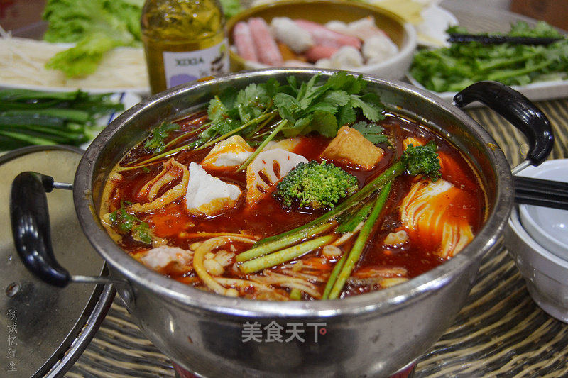 Chicken Bone Soup Hot Pot recipe