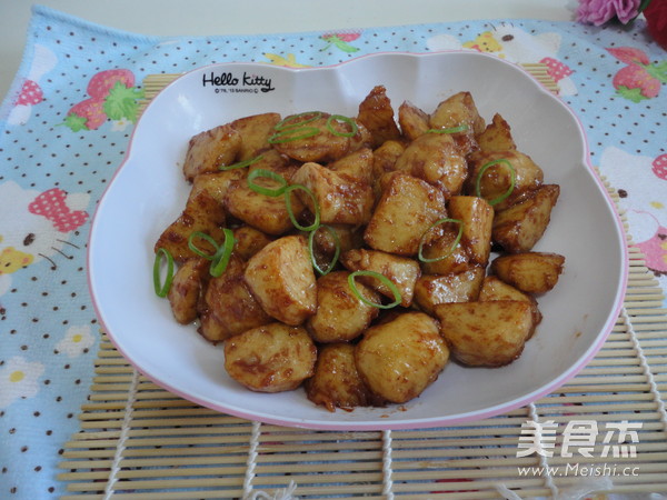 Fried Cuttlefish Balls with Hoisin Sauce recipe