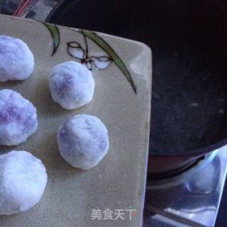 Purple Sweet Potato Crystal Dumplings recipe