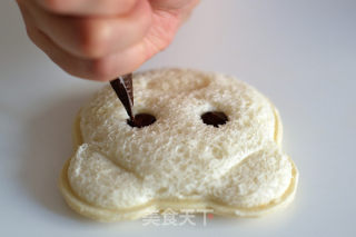 Super Cute and Super Cute Bear Pocket Sandwich recipe