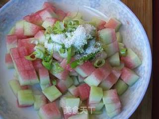 Cold Watermelon Peel recipe