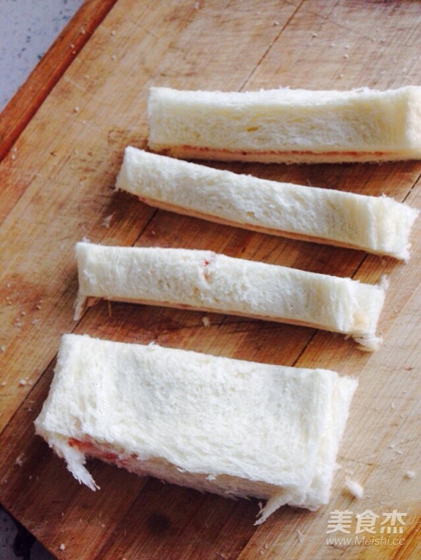 Baked Toast Sticks with Strawberry Jam recipe