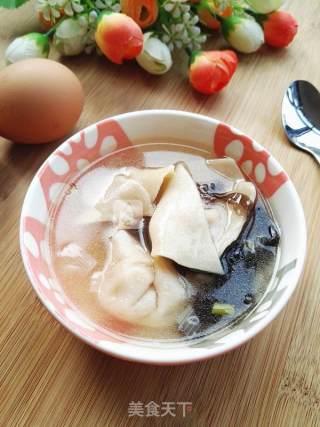 Wontons with Fresh Mushroom Minced Meat recipe