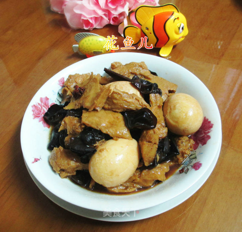 Duck Egg Black Fungus Barbecue Bran