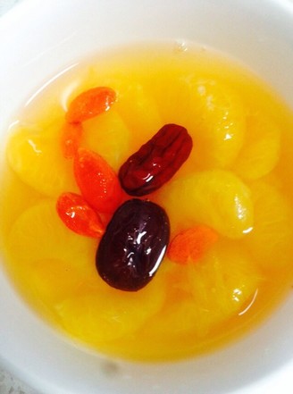 Orange, Red Date, Wolfberry Soup