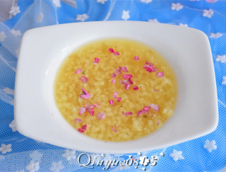 Peach Blossom Porridge recipe