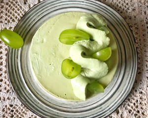 No-bake Matcha Milk Jelly Mousse Cake-summer Fresh recipe