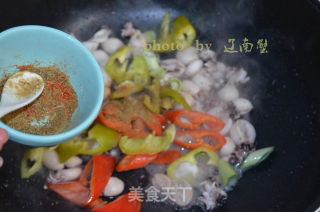 Fried Cuttlefish with Cumin, Grilled in A Pan recipe