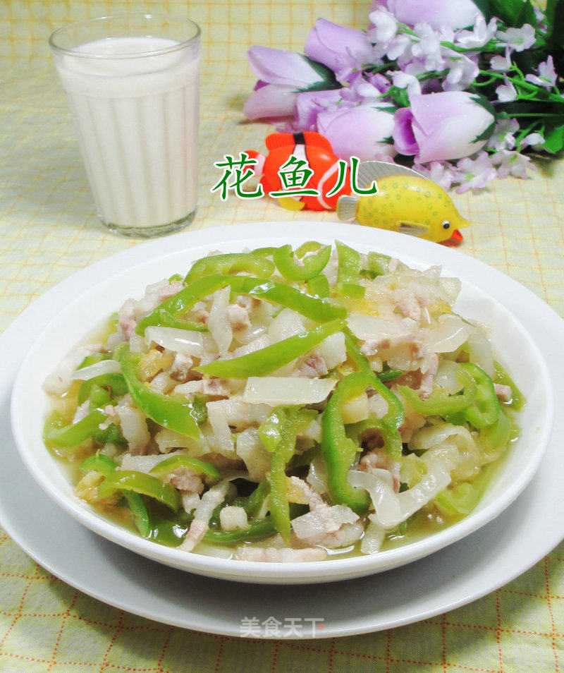 Stir-fried Pickled Cabbage with Pork in Hot Pepper recipe