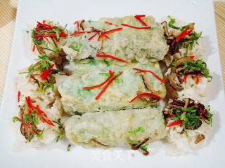 【zhejiang Cuisine】——southern Zhejiang-style "hydrangea Pot Tacai Roll" recipe