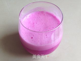 Gradient Color Dragon Fruit Yogurt recipe