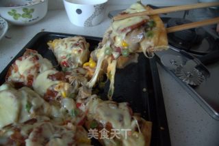 Full of Fillings-bacon Sausage Pizza recipe