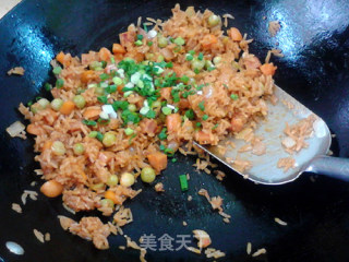 Fried Rice with Sweet and Sour Hot Sauce recipe