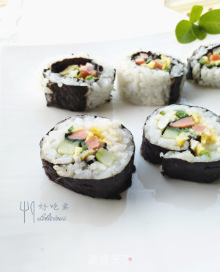 Spinach Double Sushi recipe