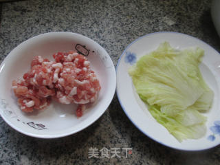 Chinese Cabbage Minced Meat Rolls recipe